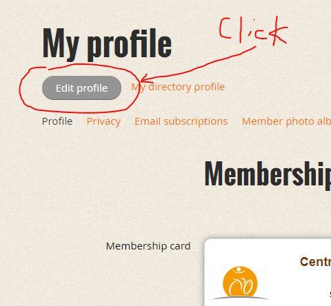 Click to get to Group Participation check boxes